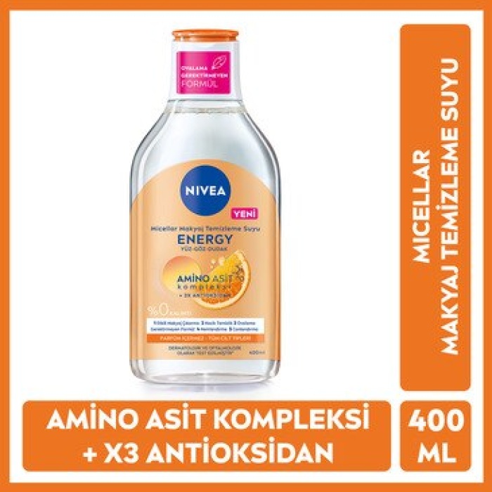 Nivea Micellar Makyaj Temizleme Suyu Energy 400 ml