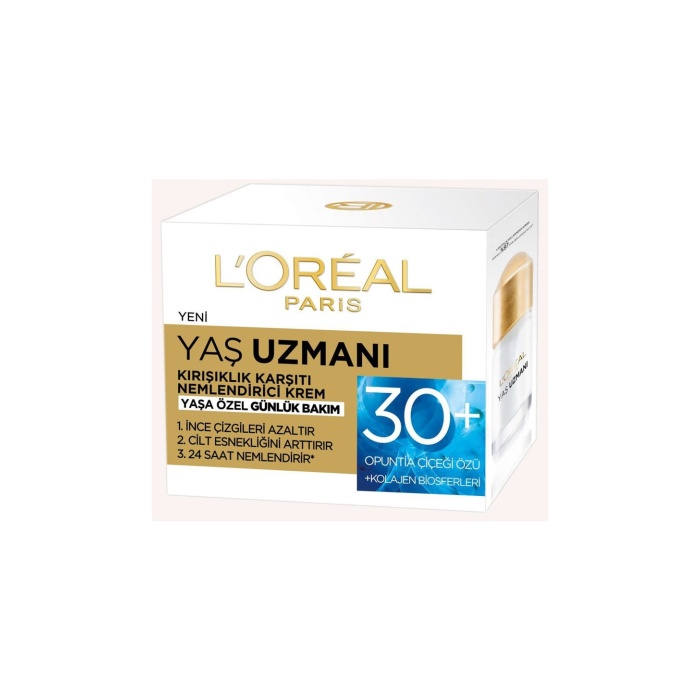 LOreal Paris Dermo Nemlendirici Krem Yaş Uzmanı 30+ 50 ml