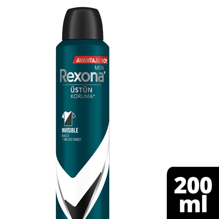 Rexona Invisible Black+White Erkek Deodorant 200 ML