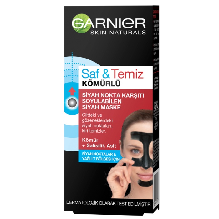 Garnier Saf Temiz Soyulabilen Maske Kömürlü Siyah Nokta Karşıtı 50 ml