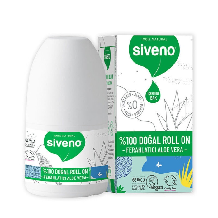 Siveno Doğal Roll-On Deodorant Ferahlatıcı Aloe Vera 50 ml