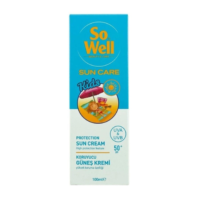 So Well Sun Care Kids Koruyucu Güneş Kremi SPF50+ 100 ml