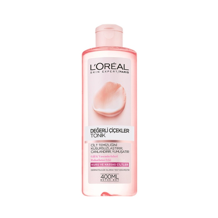 LOreal Paris Değerli Çiçekler Tonik Kuru ve Hassas Ciltler için 400 ml