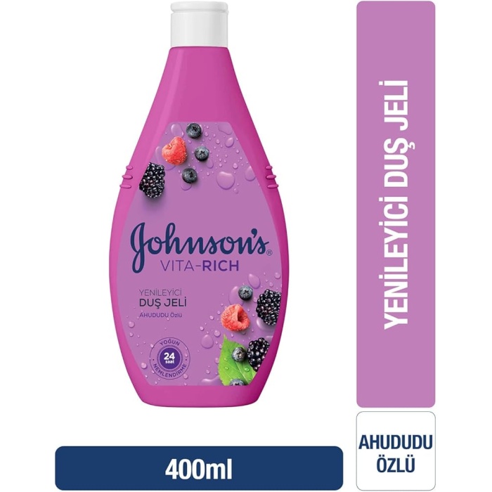 Johnsons Vita Rich Ahududu Özlü Yenileyici Duş Jeli 400 ml