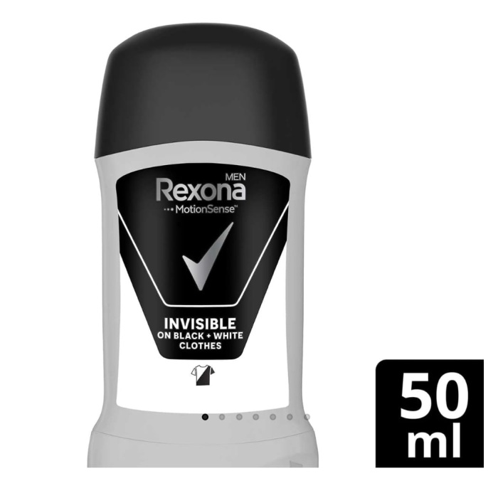 Rexona Men Invisible Black+White Erkek Stick Deodorant 50 ML