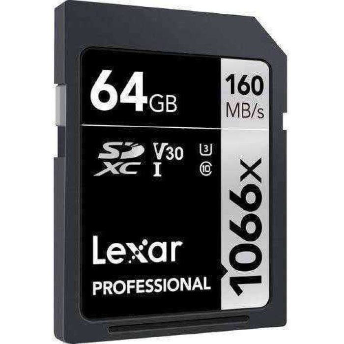 Lexar 64GB Professional 1066x UHS-I SDXC Hafıza Kartı