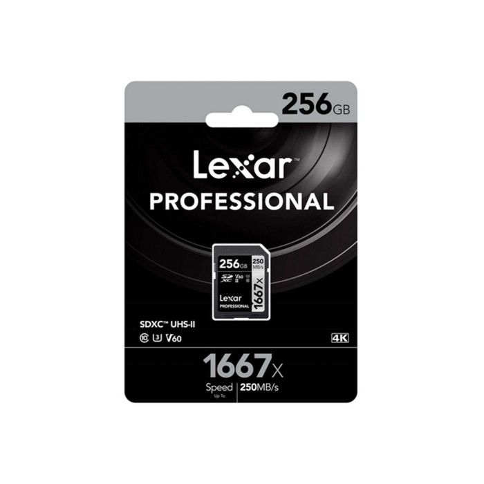 Lexar 256GB Professional 1667x SDXC HAFIZA KARTI