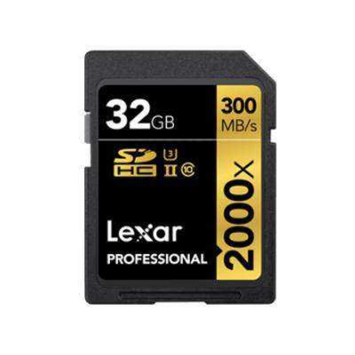 Lexar 32GB Professional 2000x SDXC UHS-II U3(V90)