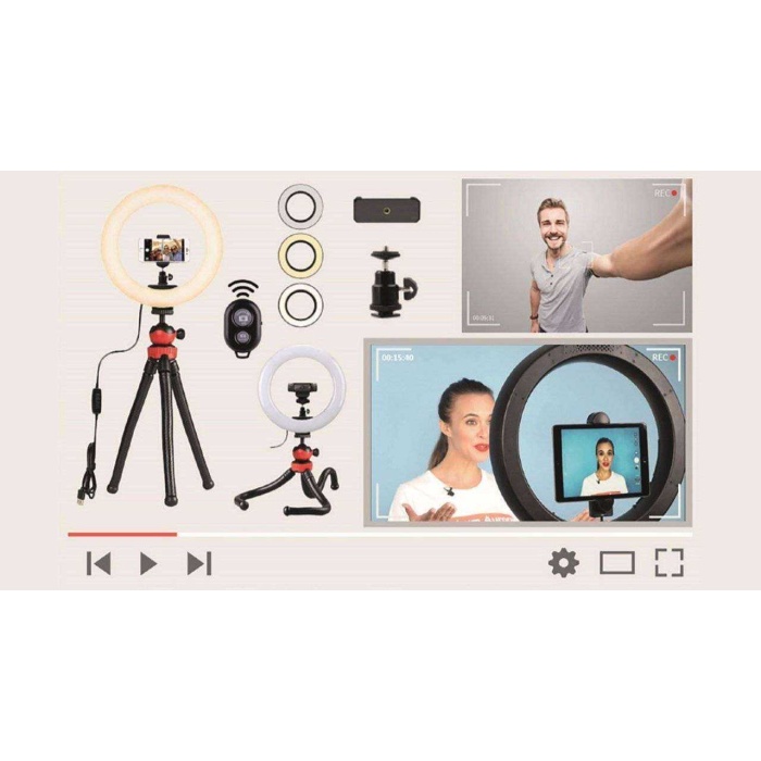 Hlypro Vlogger Kit Youtuber Ring Light Işık Seti