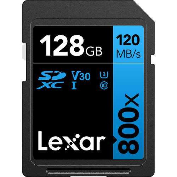 Lexar 128GB High-Performance 800x UHS-I SDXC Hafıza Kartı (BLUE Series)