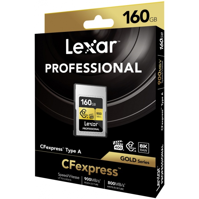 Lexar 160GB Professional CFexpress Type A GOLD Hafıza Kartı