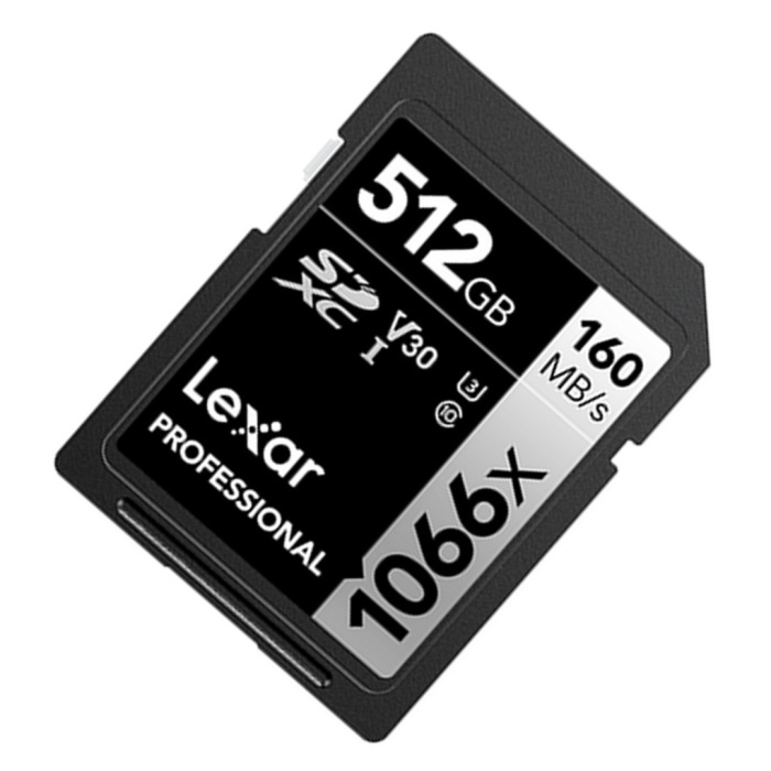 Lexar Professional 512 GB 1066X SDXC Hafıza Kartı