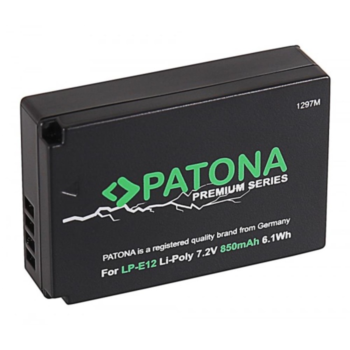 PATONA 1297 - PREMIUM BATARYA CANON LP-E12