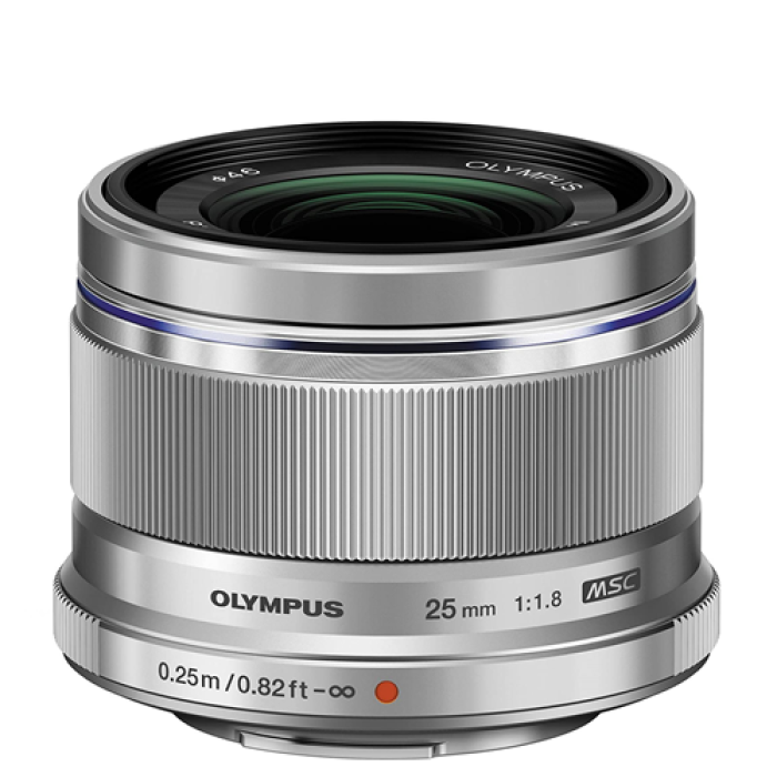 Olympus 25mm F/1.8 Lens (Gümüş)