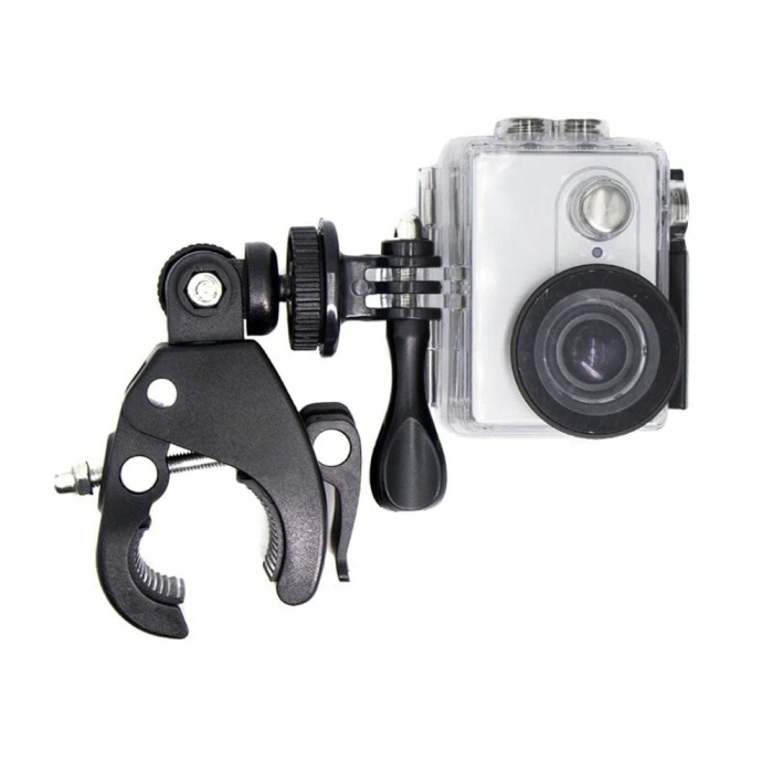Aksiyon Kameralar için Metal Gidon Aparatı + Tripod Adaptörü
