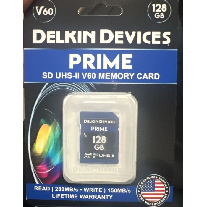 Delkin Devices 128GB Prime UHS-II SDXC (V60) Hafıza Kartı