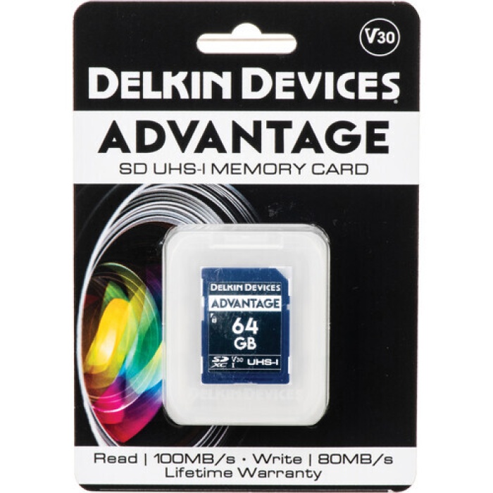 DELKIN DEVICES ADVANTAGE 64GB SD UHS-I V30 Hafıza Kartı