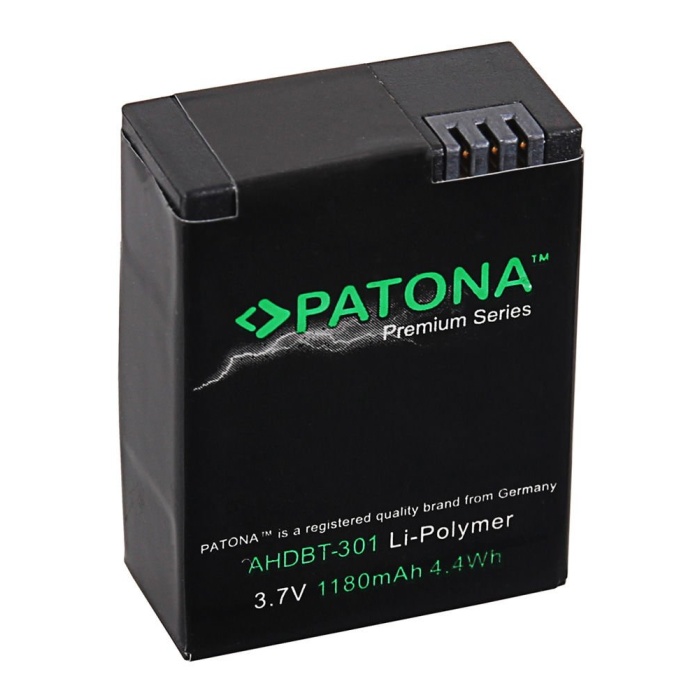 Patona 1202 Premium AHDBT-302 Hero 3 Gopro Batarya