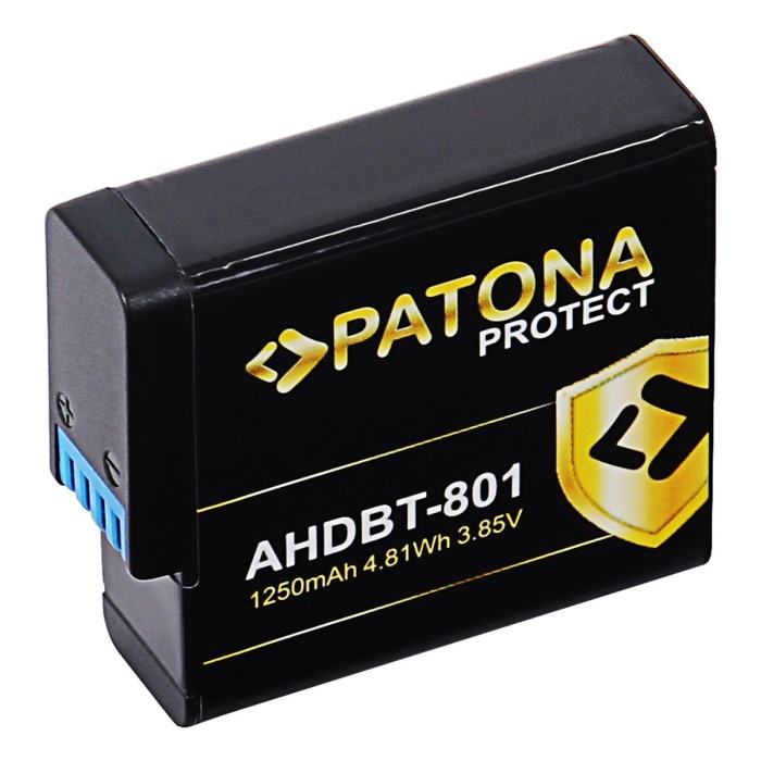 Patona 13325 Protect AHDBT-801 Gopro Hero8, Hero7, Hero6, Hero5 Batarya