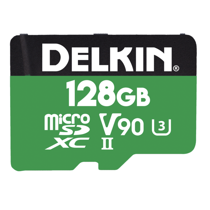 DELKIN DEVICES POWER 128GB MICRO SD UHS-II 2000X (V90)