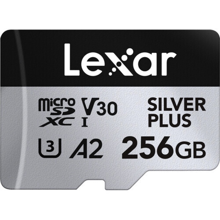 Lexar Professional 256GB 205 MBs Silver Plus Mikro SD Hafıza Kartı