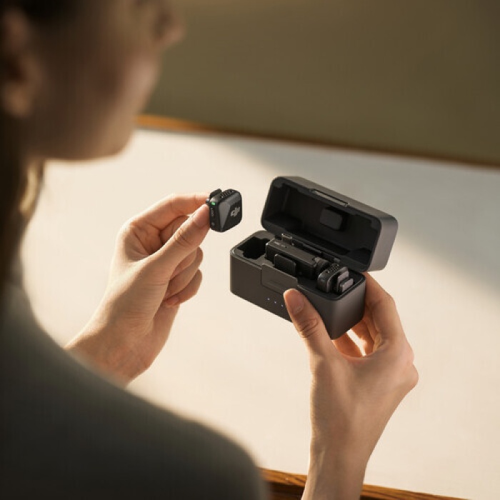 DJI Mic Mini 2 Kişilik Dijital Kablosuz Mikrofon (2TX+1RX+Charging Case)