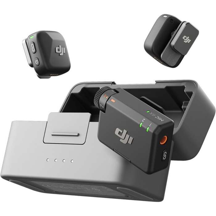 DJI Mic Mini 2 Kişilik Dijital Kablosuz Mikrofon (2TX+1RX+Charging Case)