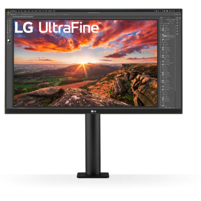 27 LG 27UN880P-B IPS 5MS 60HZ 2XHDMI 1XDP USB-C UHD 4K 3840X2160 HOPARLOR VESA PIVOT SIYAH