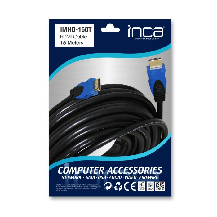 INCA IMHD-150T 15M 4K 1.4V 3D ALTIN UCLU HDMI KAB.