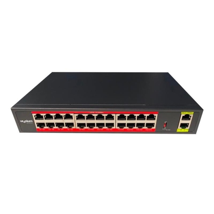 TIWOX TP-G2420-POE300W 24 PORT GIGABIT +2X GIGABIT SFP UPLINK RACKMOUNT POE SWITCH (REALTEK CHIPSET)