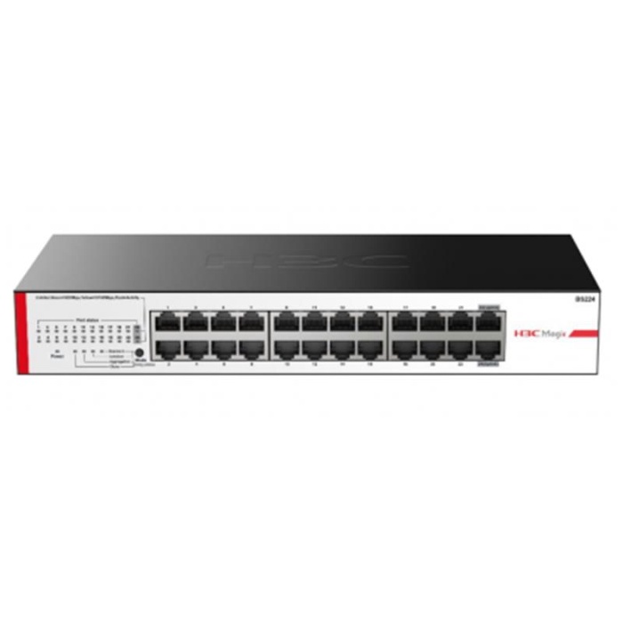 H3C MAGIC BS224 24 PORT GIGABIT METAL KASA RACKMOUNT SWITCH