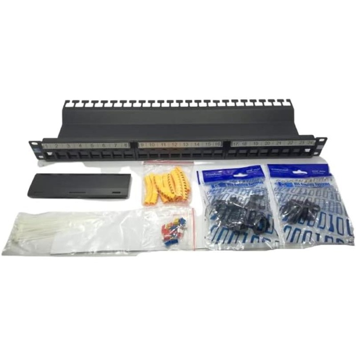 HCS 19 1U 24 PORT BOŞ PATCH PANEL(P00-02450-1U)