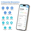 Akıllı Kablosuz Dijital Banyo Ve Vücut Yağ Ağırlık Ölçeği Vücut Kompozisyonu Analizörü Bluetoothlu Tartı