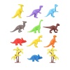 683 Toy Play 12 Parça Renkli Mini Dinozor Figür Seti 4-6 cm