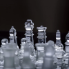 Glass Chess Cam Satranç Takımı (35 Cm X 35 Cm)