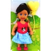 Cute Girl Sarı Balonlu Kumral Mini Bebek