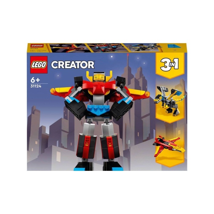 31124 Lego Creator Süper Robot 3ü1 arada, 159 parça +6 yaş