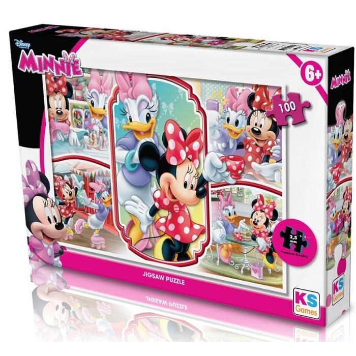 KS Puzzle 100 Parça Minnie Mouse