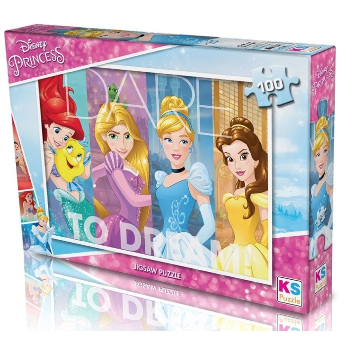 KS Puzzle 100 Parça Disney Prensesler