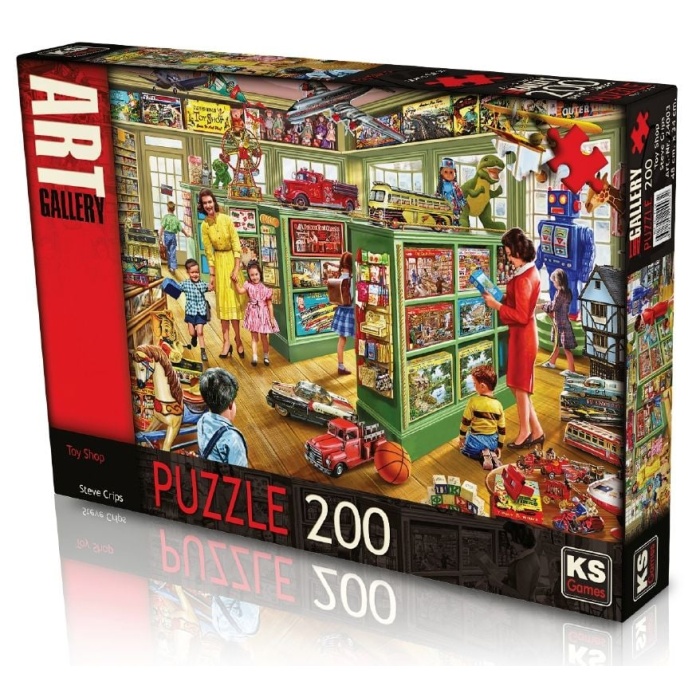 KS Puzzle 200 Parça Toy Shop Oyuncak Dükkanı