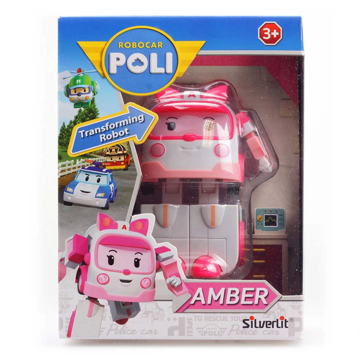 Robocar Poli Transformers Robot Figür Amber 83172