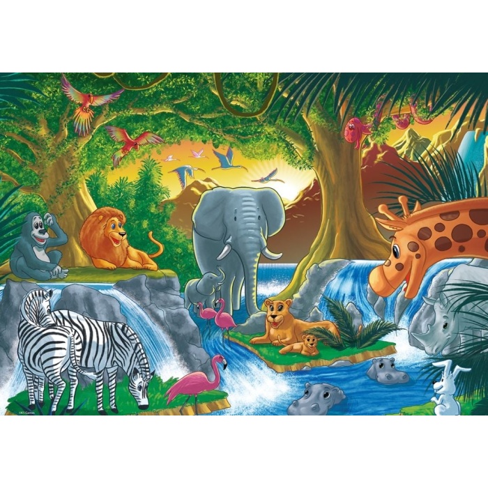 KS Jumbo Puzzle 24 Parça Animal in the Wild Vahşi Hayvanlar