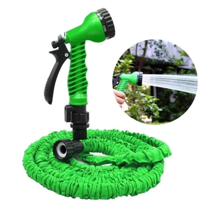 Uzayan Hortum Tabancalı 15 Metre Magic House | Bahçe Sulama İçin Expandable Hose