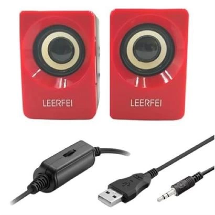 N62 1+1 Multimedia Usb Ve Jacklı Mini Hoparlör Yüksek Stereo Ses Sistemi