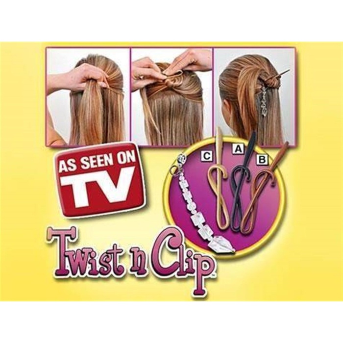 Twist n Clip Saç Şekillendirme Toka Seti