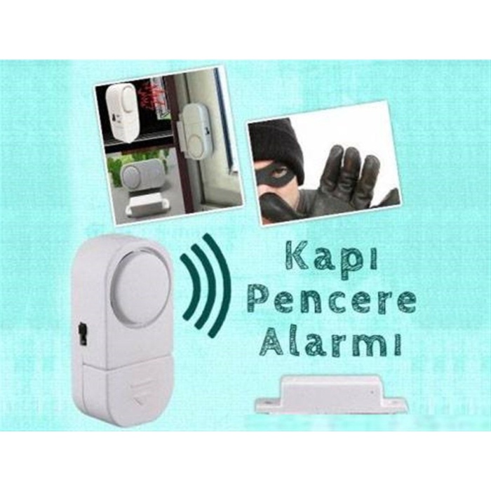 Kolay Montajlı Hırsızlığa Karşı 90 DB Kapı Pencere Alarmı(2 Adet)