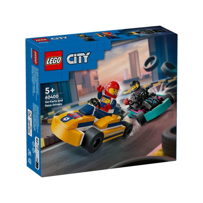 60400 LEGO® City Go-Kart ve Yarış Sürücüleri 99 parça +5 yaş