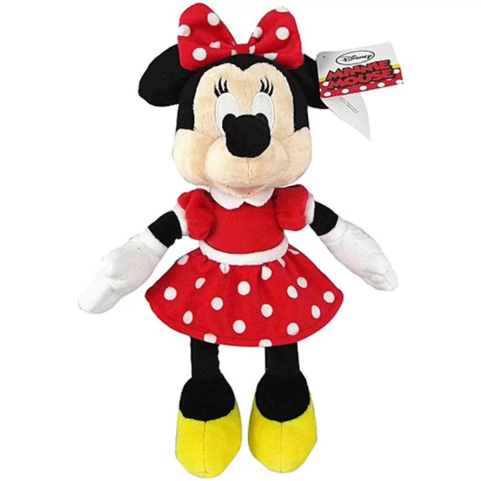 Minnie Kırmızı Elbiseli Peluş 25 cm