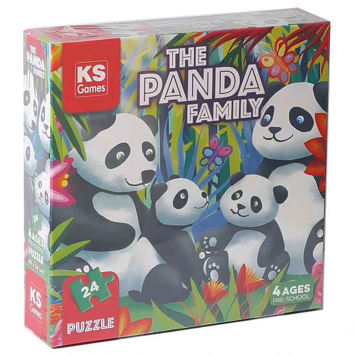 KS Games The Panda Family Pre-School Puzzle