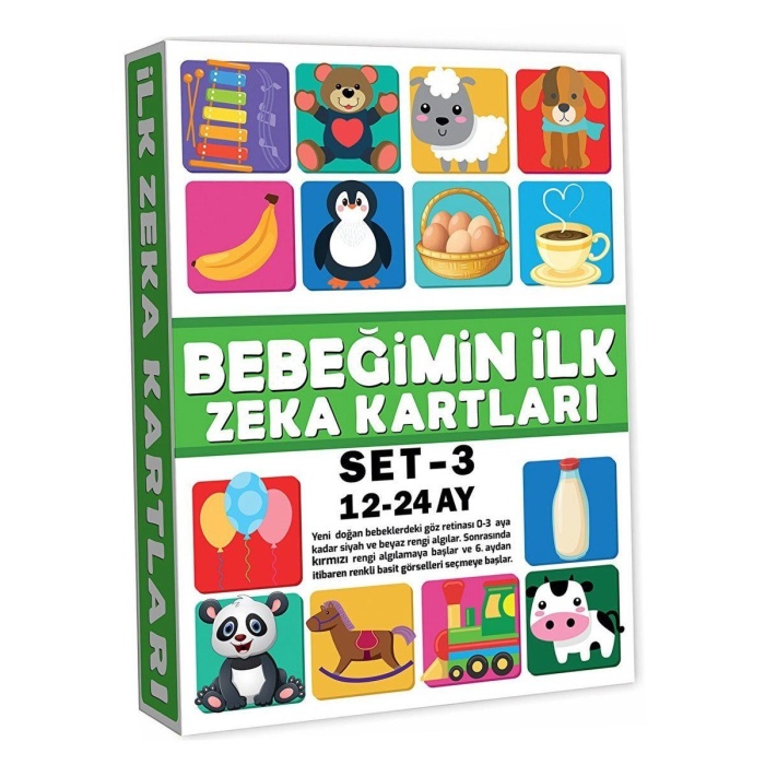 2212 Eğitici Kartlar 12-24 Ay Zeka Kartları  -Dıytoys